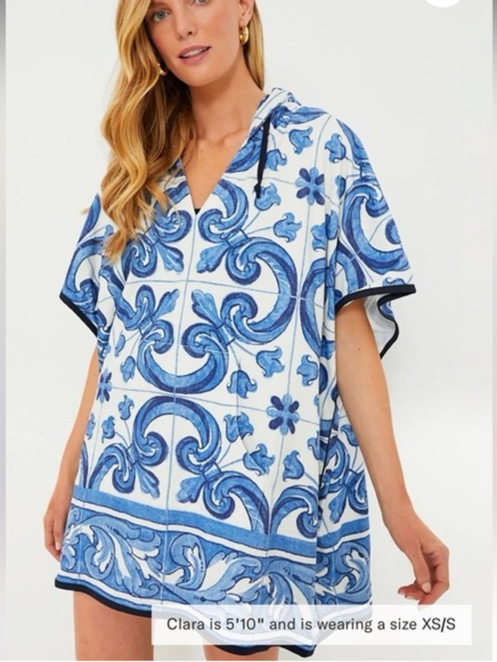 Tuckernuck Beach Hooded Dress O/S Cover Up